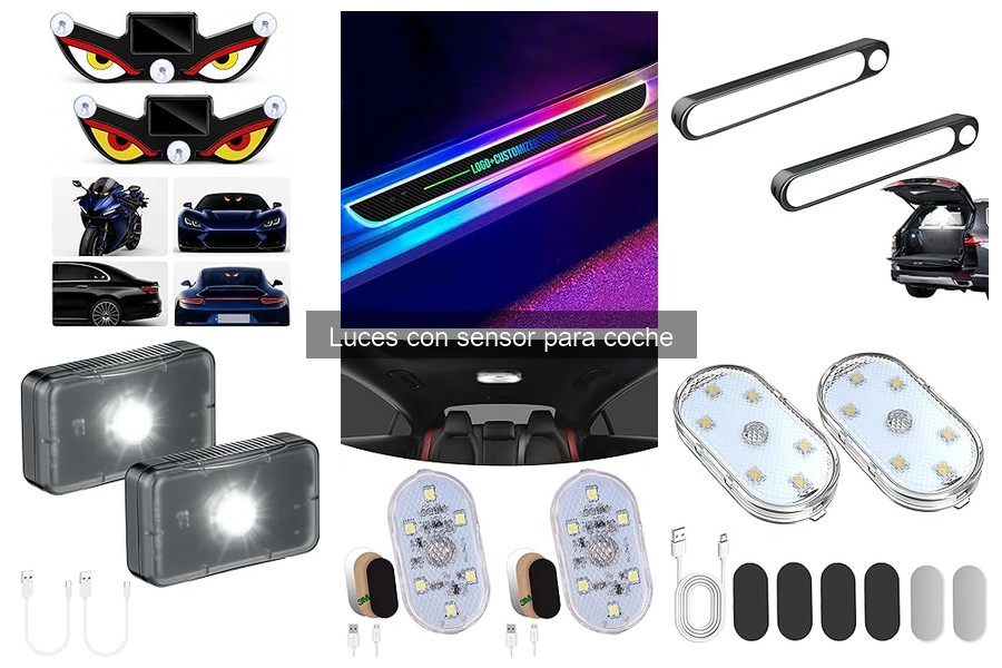Tipos de luces con sensor para coche: guía completa
