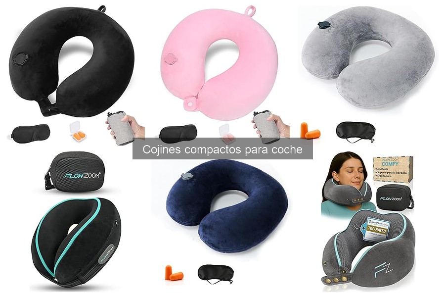 Tipos de materiales en cojines compactos para coche
