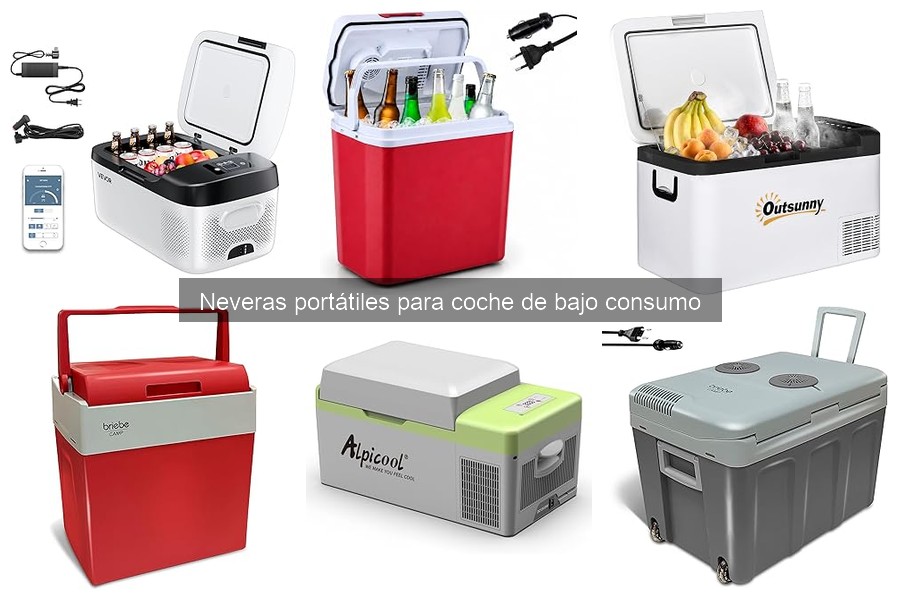 Tipos de neveras portátiles de bajo consumo para coche