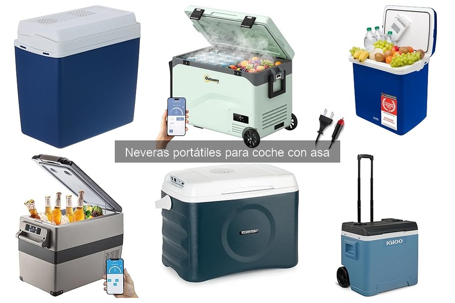 Tipos de neveras portátiles para coche con asa: guía completa