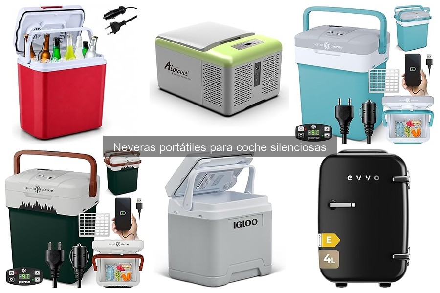 Tipos de neveras portátiles silenciosas para coche