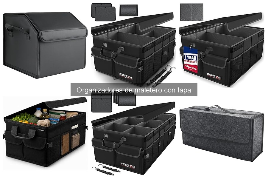 Tipos de organizadores de maletero con tapa para tu coche
