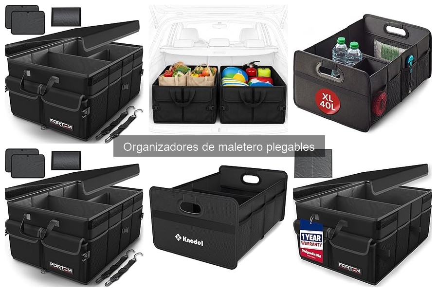 Tipos de organizadores de maletero plegables para coche