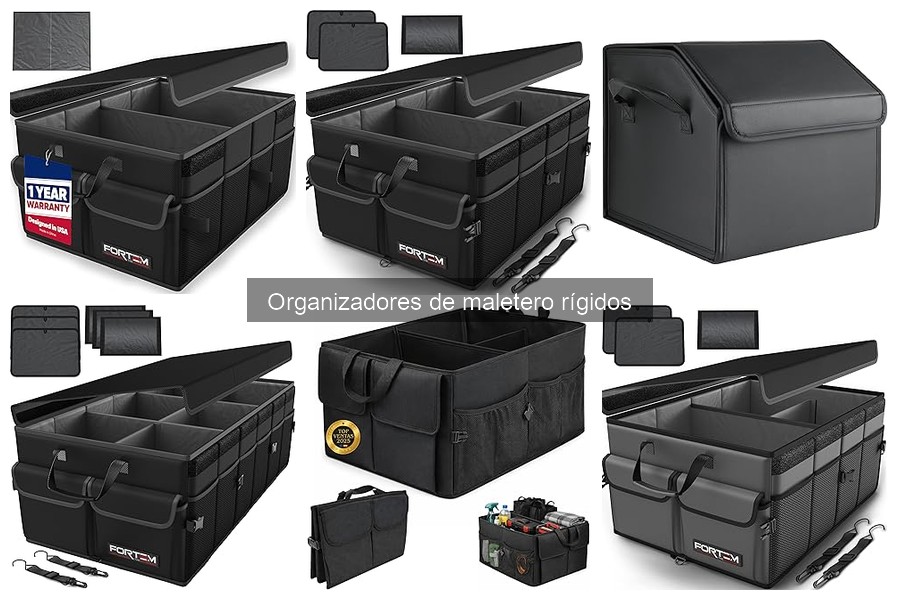 Tipos de organizadores de maletero rígidos para tu coche