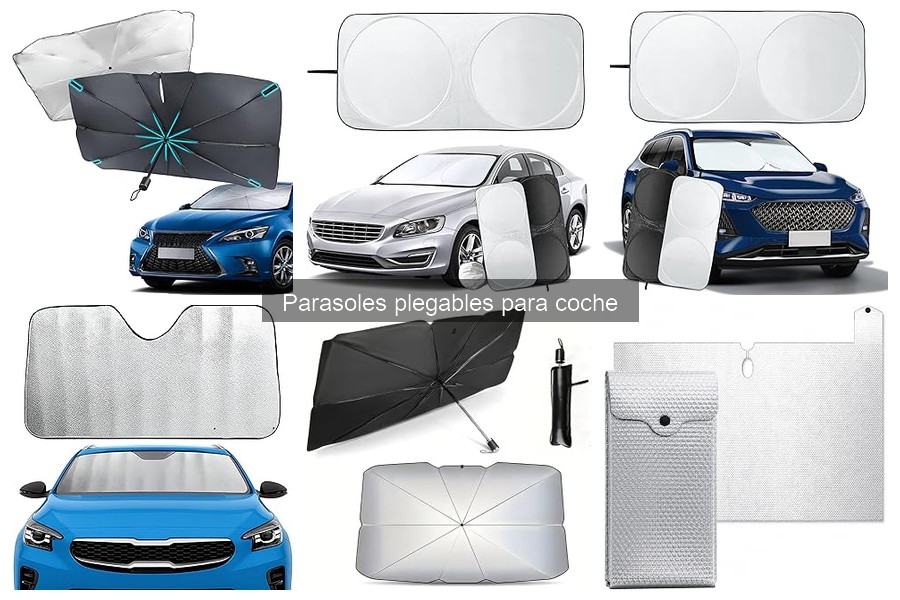Tipos de parasoles plegables para coche y sus ventajas