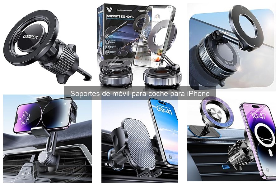 Tipos de soportes de móvil para coche: Ventajas y desventajas