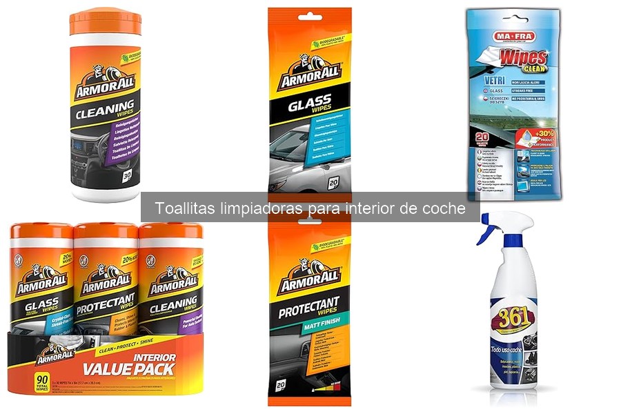 Toallitas limpiadoras para interior de coche: lo que debes saber