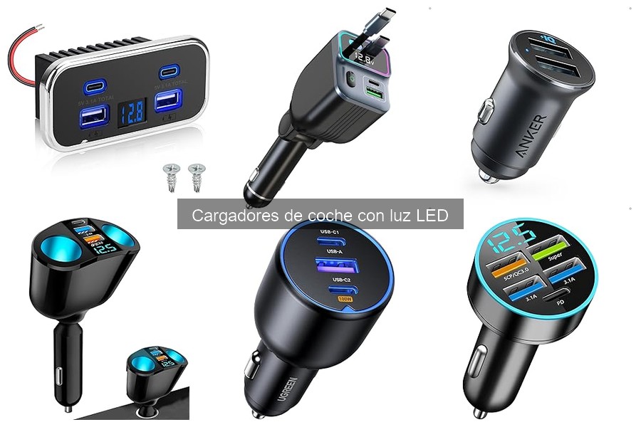 Ventajas de los Cargadores de Coche con Luz LED