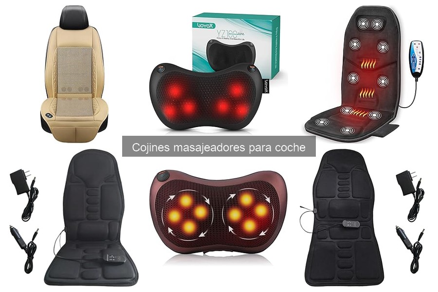 Ventajas de los cojines masajeadores para coche
