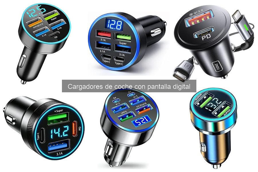 Ventajas de un Cargador de Coche con Pantalla Digital