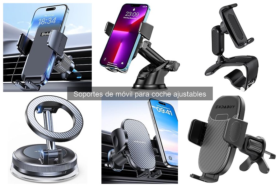 Ventajas de un soporte ajustable para móvil en el coche