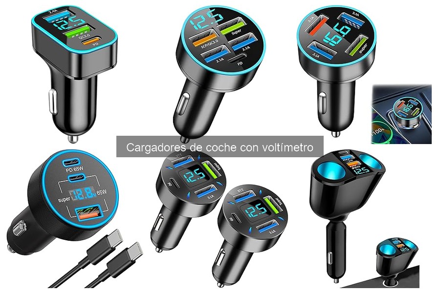 Ventajas del Cargador de Coche con Voltímetro para Tu Batería