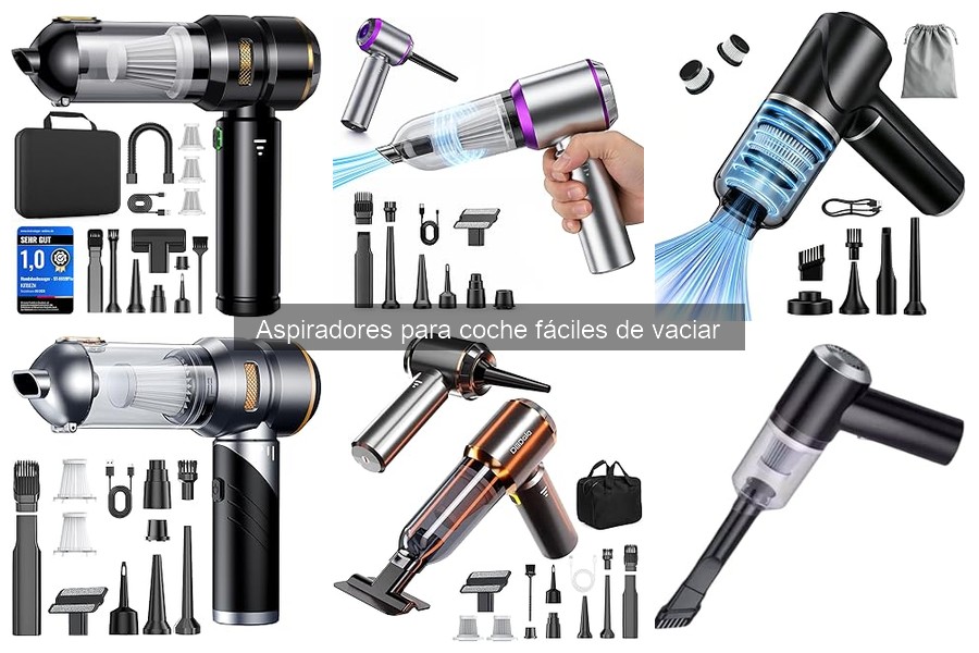 Ventajas y desventajas de aspiradores para coche fáciles de vaciar