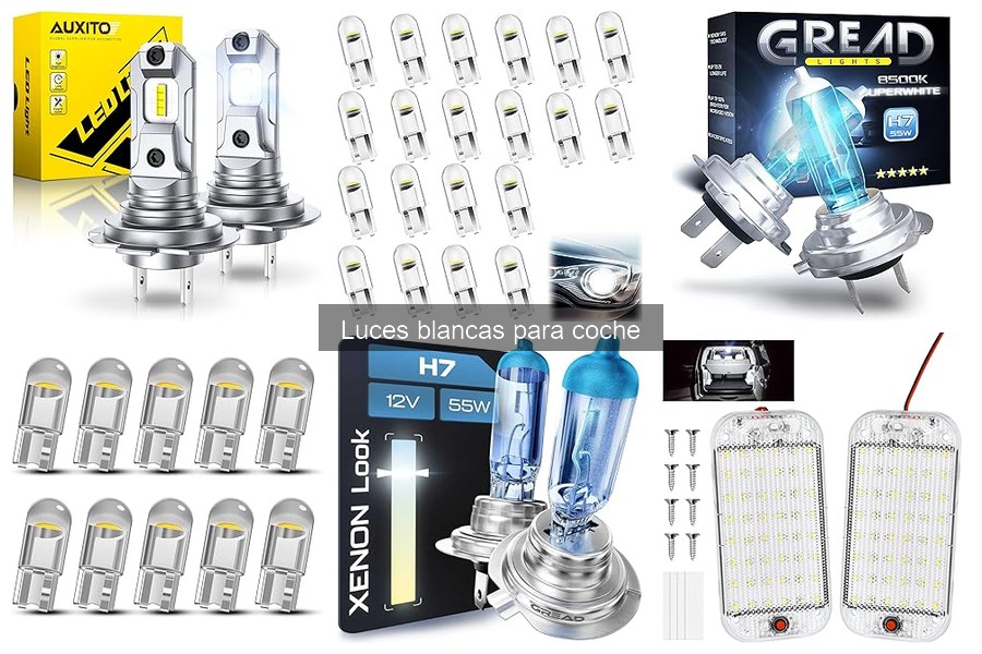 Ventajas y desventajas de las luces blancas para coche