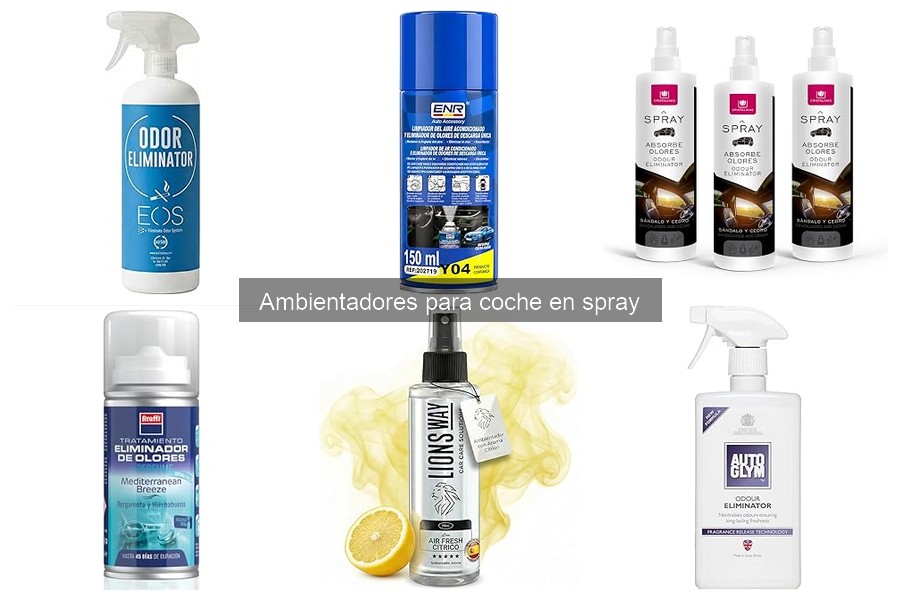Ventajas y desventajas de los ambientadores en spray para coche
