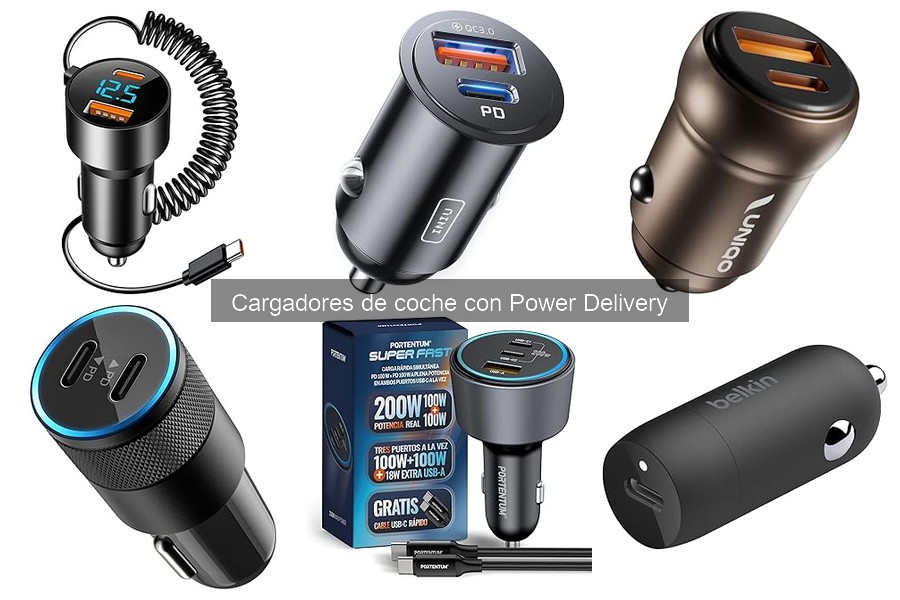 Ventajas y Desventajas de los Cargadores de Coche con Power Delivery