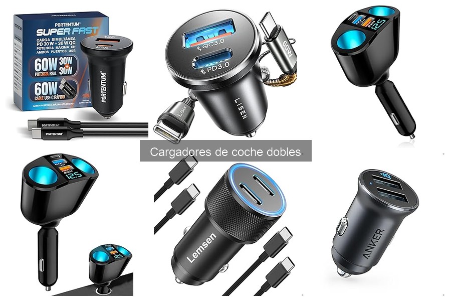 Ventajas y desventajas de los cargadores de coche dobles