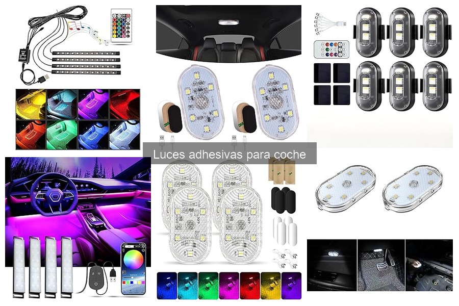 Ventajas y desventajas de luces adhesivas para coche