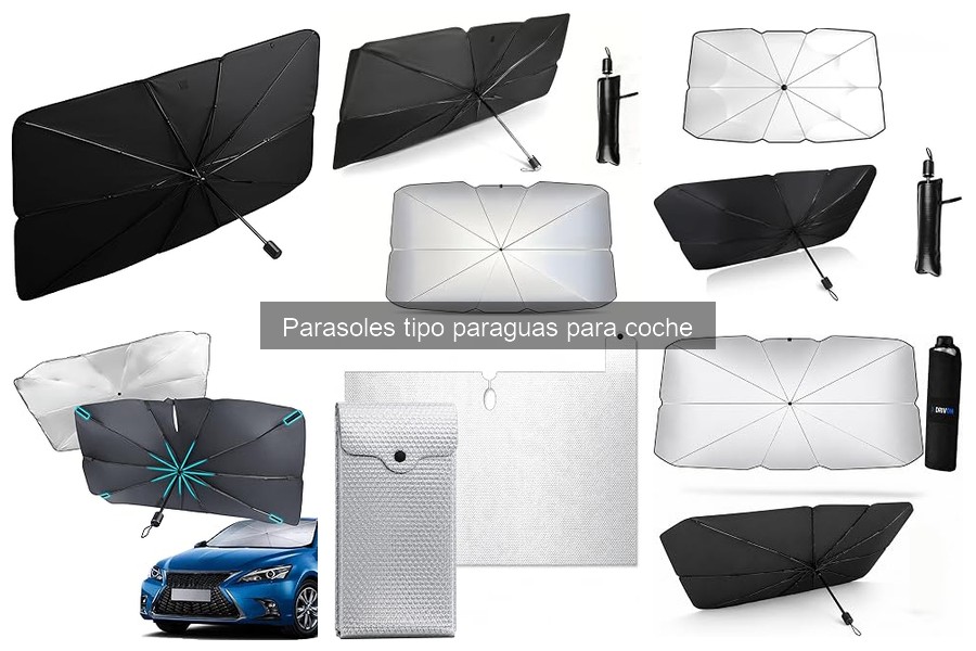 Ventajas y desventajas de parasoles tipo paraguas para coche