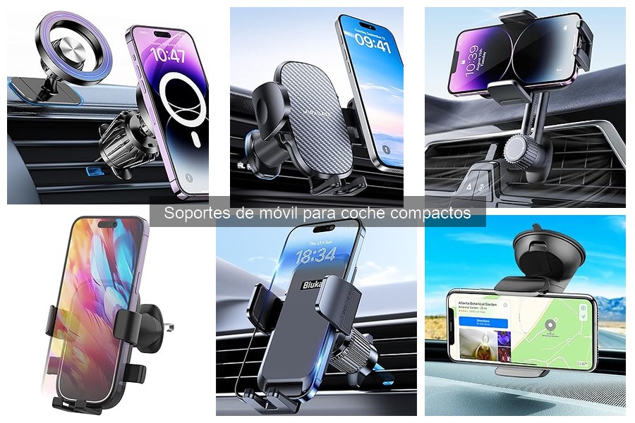 Ventajas y desventajas de soportes de móvil para coche compactos